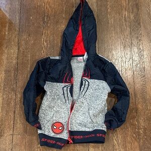 Spider-Man Kids Hoodie - Navy and Gray